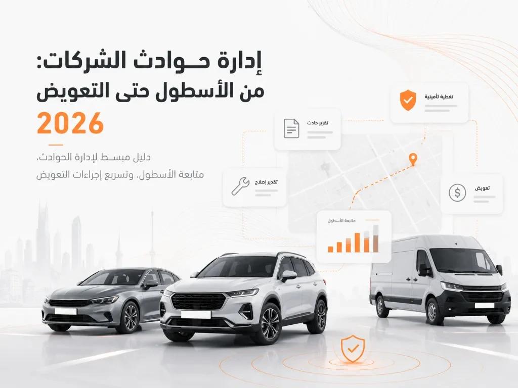 إدارة حوادث الشركات: من الأسطول حتى التعويض 2026